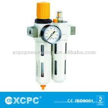 Air Source treatment-XOU series Filter regulator+Lubricator-FRL-Air Filter Combination-Air preparation Units